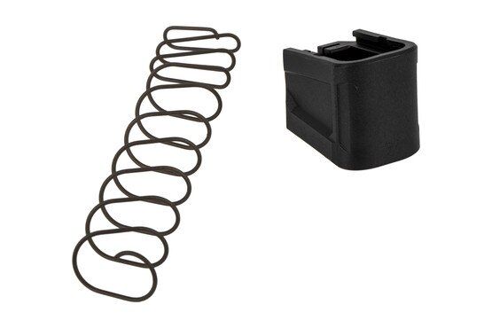 Strike Industries Glock 19 extended magazine plate adds 5 rounds of 9mm ammunition